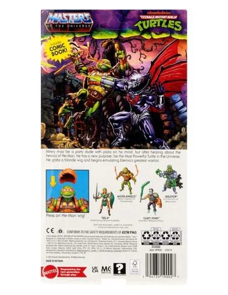 Masters x Turtles of Grayskull Michelangelo 14 cm