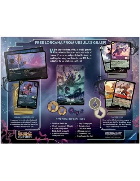 Disney Lorcana TCG Ursula's Return Gift Set Illumineer's Quest: Deep Trouble ENG