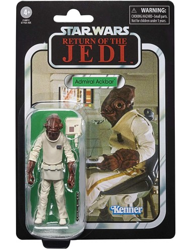 Hasbro Star Wars Vintage 10 Cm Admiral Ackbar Return Of The Jedi - 1