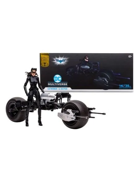 DC Batman Batpod with Catwoman The Dark Knight Rises 36cm