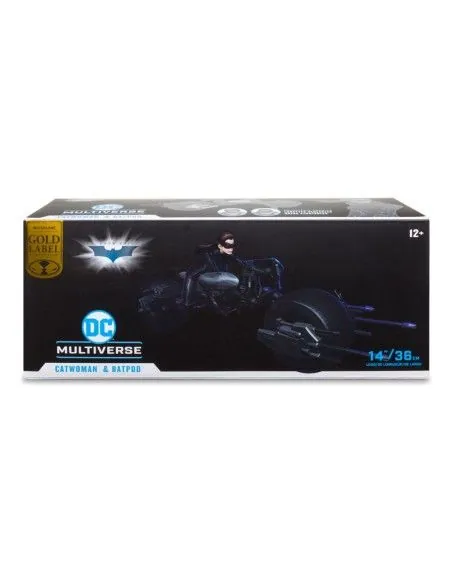 DC Batman Batpod with Catwoman The Dark Knight Rises 36cm