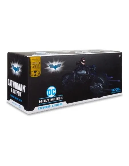DC Batman Batpod with Catwoman The Dark Knight Rises 36cm