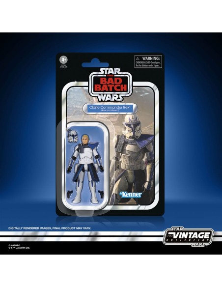 Star Wars The Bad Batch Vintage Clone Commander Rex Bracca Mission 10 cm