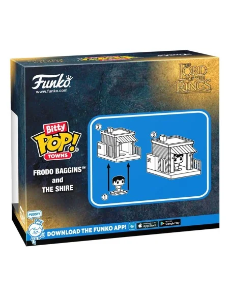 Lord of the Rings Bitty POP! Town Vinyl Figure Frodo at Shire